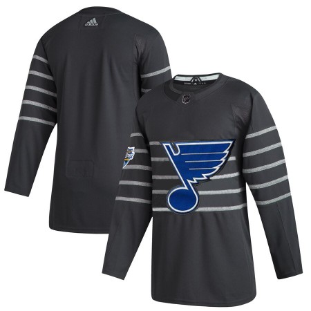 St. Louis Blues Blank Grijs Adidas 2020 NHL All-Star Authentic Shirt - Mannen